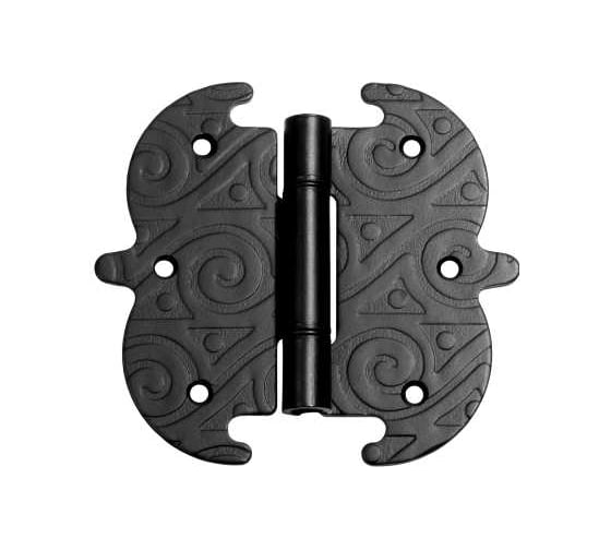 Изображение товара Фигурная петля Домарт серия ЯРОСЛАВЛЬ (130x140 мм; кованая; черный) 171087