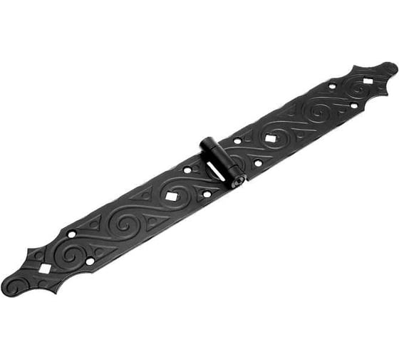 Изображение товара Фигурная петля Домарт серия ЯРОСЛАВЛЬ (200x200 мм; кованая; черный) 170332