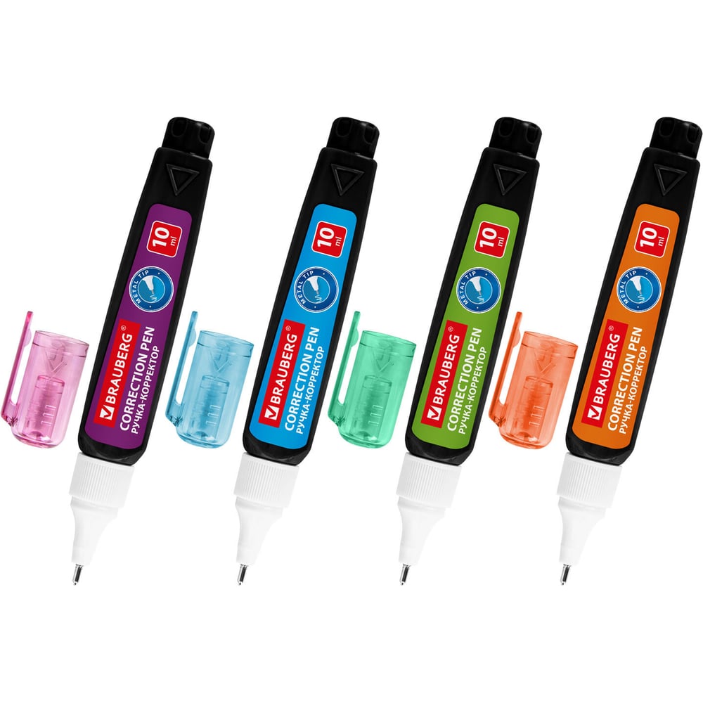 Изображение товара Ручка-корректор BRAUBERG ULTRA COLOR 10 мл быстросохнущая морозостойкая Изображение товара Ручка-корректор BRAUBERG ULTRA COLOR 10 мл быстросохнущая морозостойкая