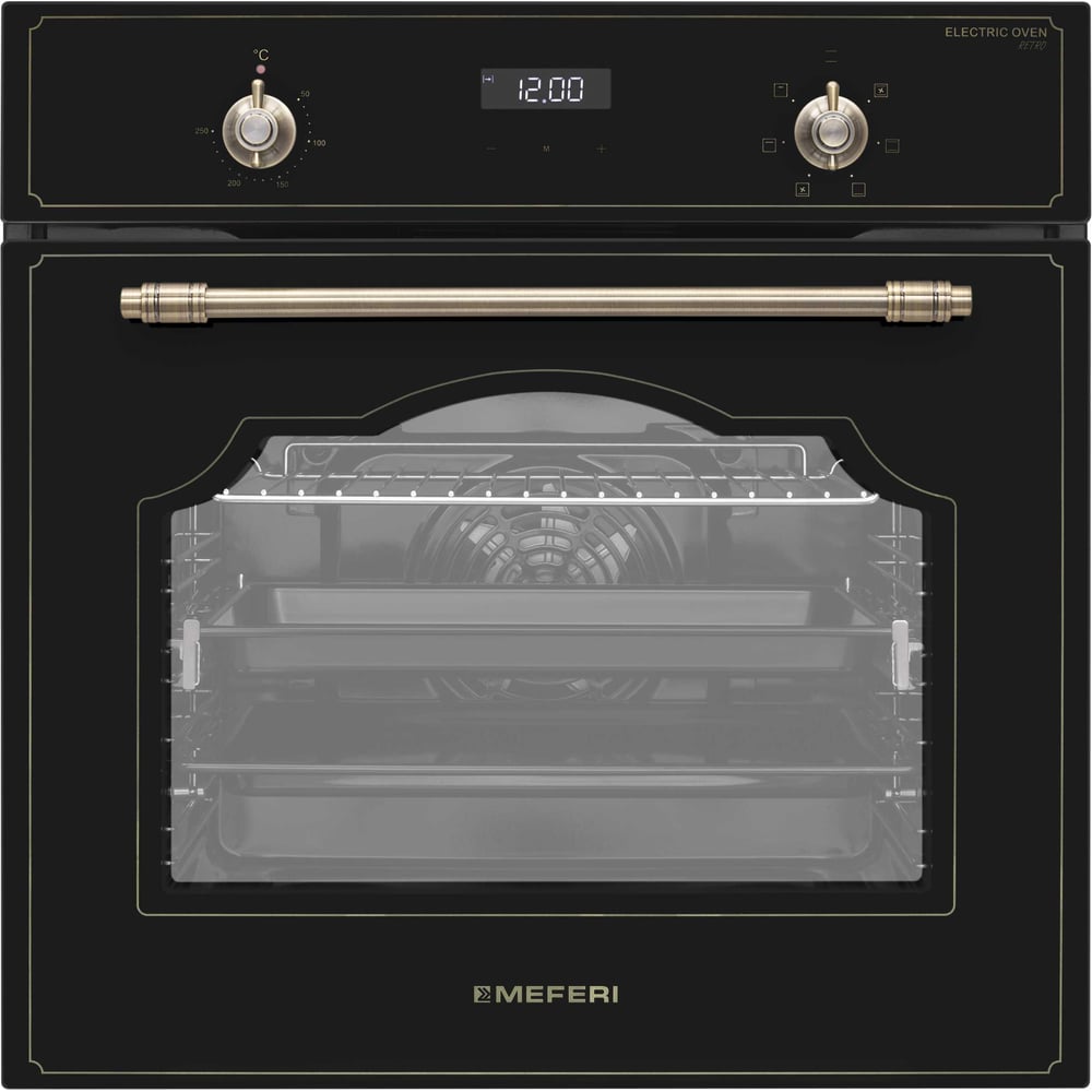 Духовой шкаф электрический MEFERI MEO606BK RETRO МФ-00002025