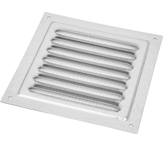 Изображение товара Решетка металлическая (120x120 мм; оцинкованная) ВИЕНТО РМ1212Ц