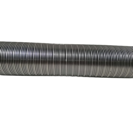 Изображение товара Газоход гибкий нерж сталь гофрированный ВИЕНТО 130ВС-1 (до 700 градусов, L 1м)