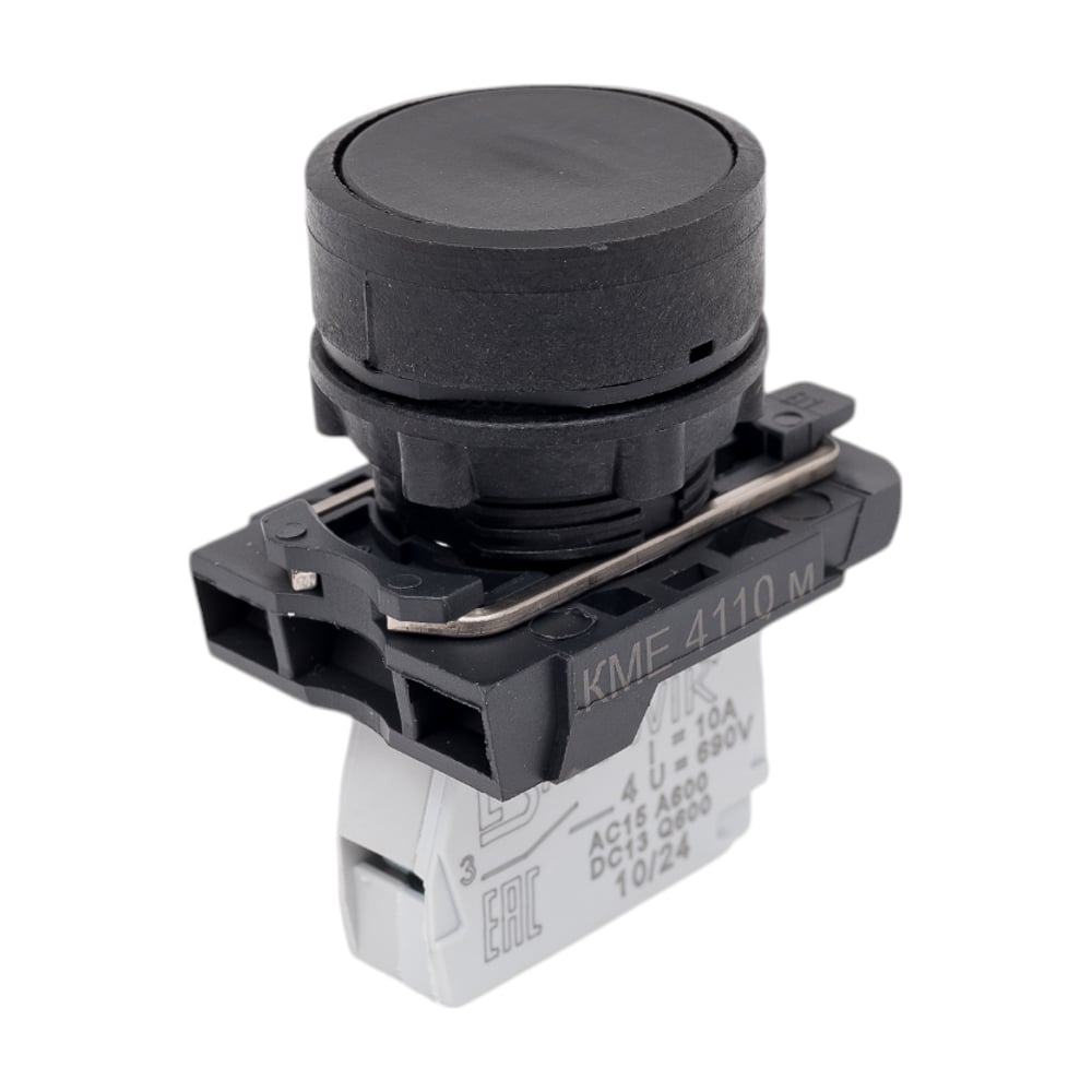 Изображение товара Кнопочный выключатель Briswik KMЕ 4110м Черный IP40