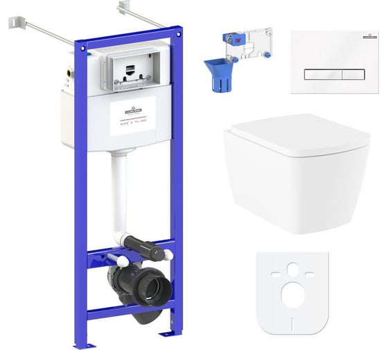 Изображение товара Инсталляция с подвесным унитазом Lavinia Boho Aveo Rimless комплект 7 в 1 87050213