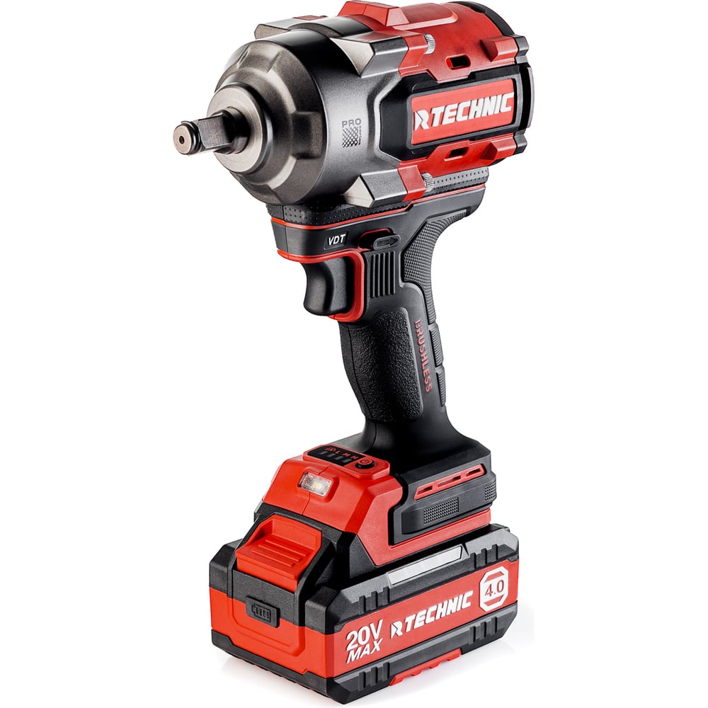Изображение товара Профессиональный аккумуляторный гайковерт RUNTEC TECHNIC 20В, 1050 Нм, с подсветкой Изображение товара Профессиональный аккумуляторный гайковерт RUNTEC TECHNIC 20В, 1050 Нм, с подсветкой