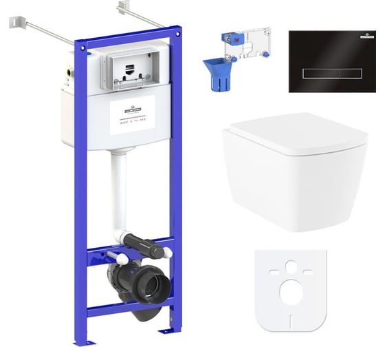 Изображение товара Инсталляция с подвесным унитазом Lavinia Boho Aveo Rimless комплект 7 в 1 87050214