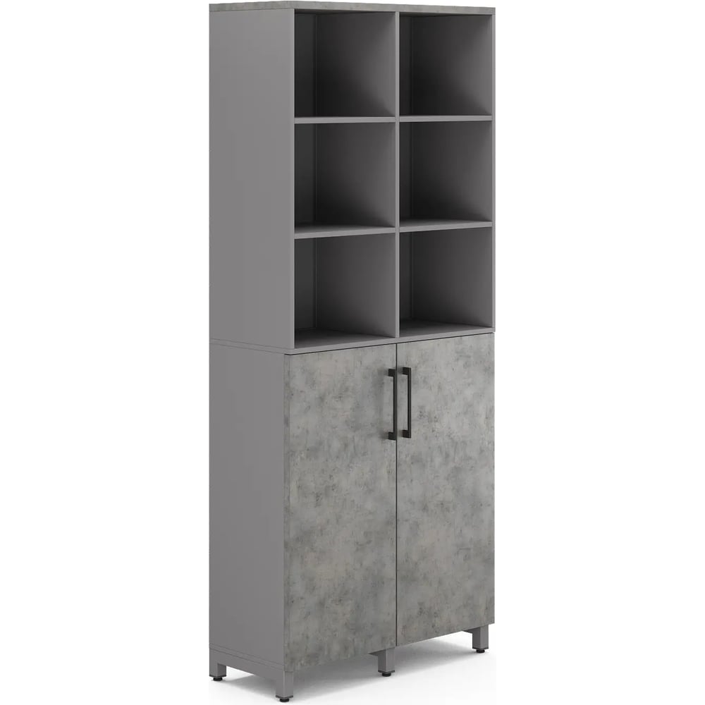 Шкаф распашной Kobor HR/3/3-90/40/M aluminum/chicago 222002