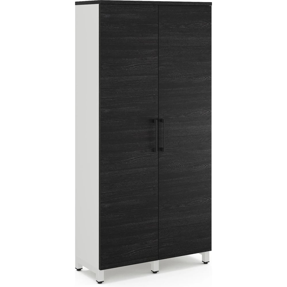 Шкаф распашной Kobor HR/5-90/40/M white/wood 221980