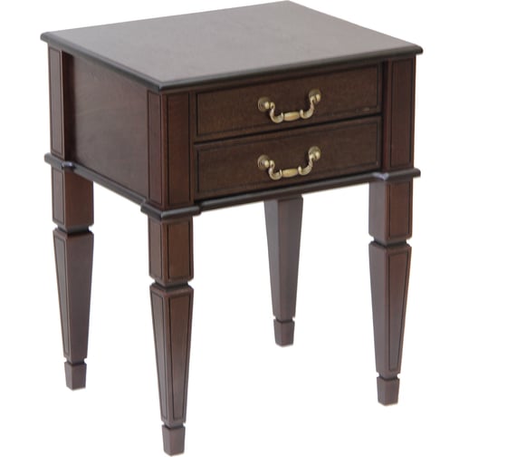 Изображение товара Тумба Мебелик Васко В 118Н темно-коричневый/патина 00 1289