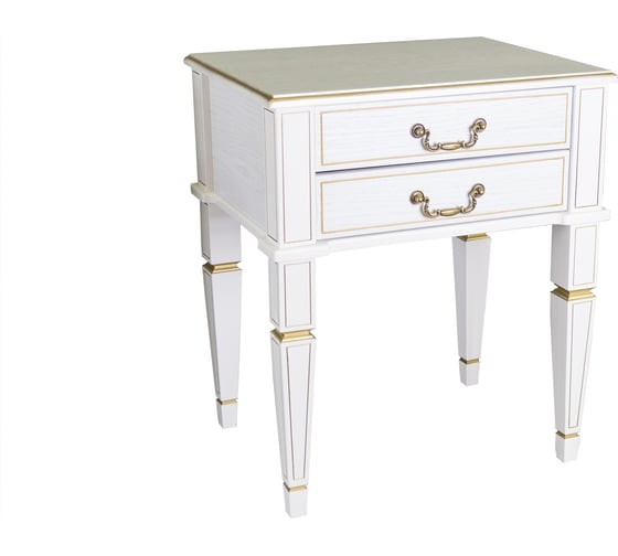 Изображение товара Тумба Мебелик Васко В 118Н белый ясень/золото 00 1287