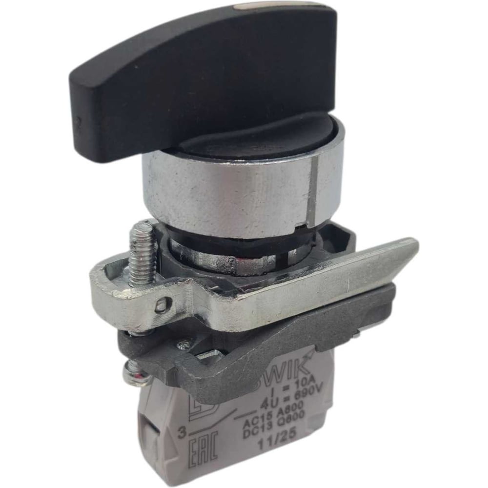 Изображение товара Переключатель Briswik КПЕ 1610-ДС черный IP65 10А