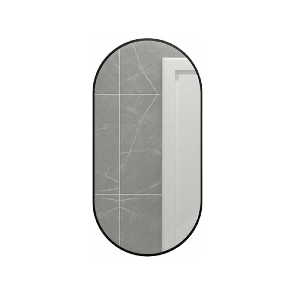 Зеркало MIXLINE Мираж 500_1000 ШВ ал. профиль ЧЕРНЫЙ 559329