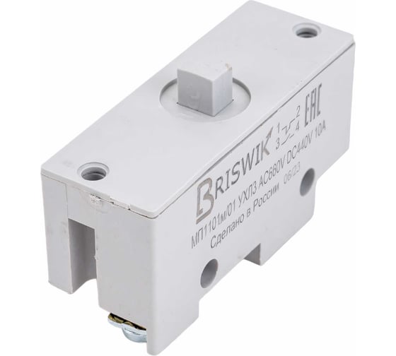 Изображение товара Микропереключатель Briswik МП-1101м/01 толкатель-винт-базовый mp110101.BR