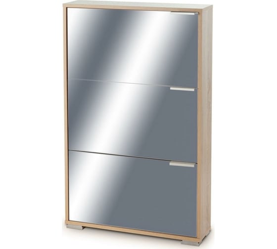 Изображение товара Обувница Венталл Арт Viva-3S дуб сонома/зеркало Ven_00019