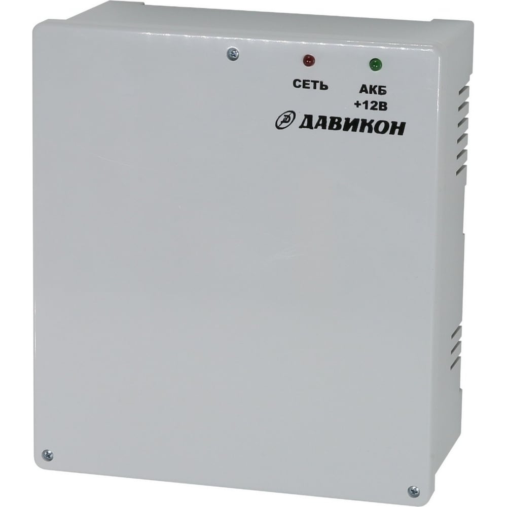 Изображение товара Бесперебойный блок питания с резервом ДАВИКОН ИВЭПР-1260АП для охранных систем