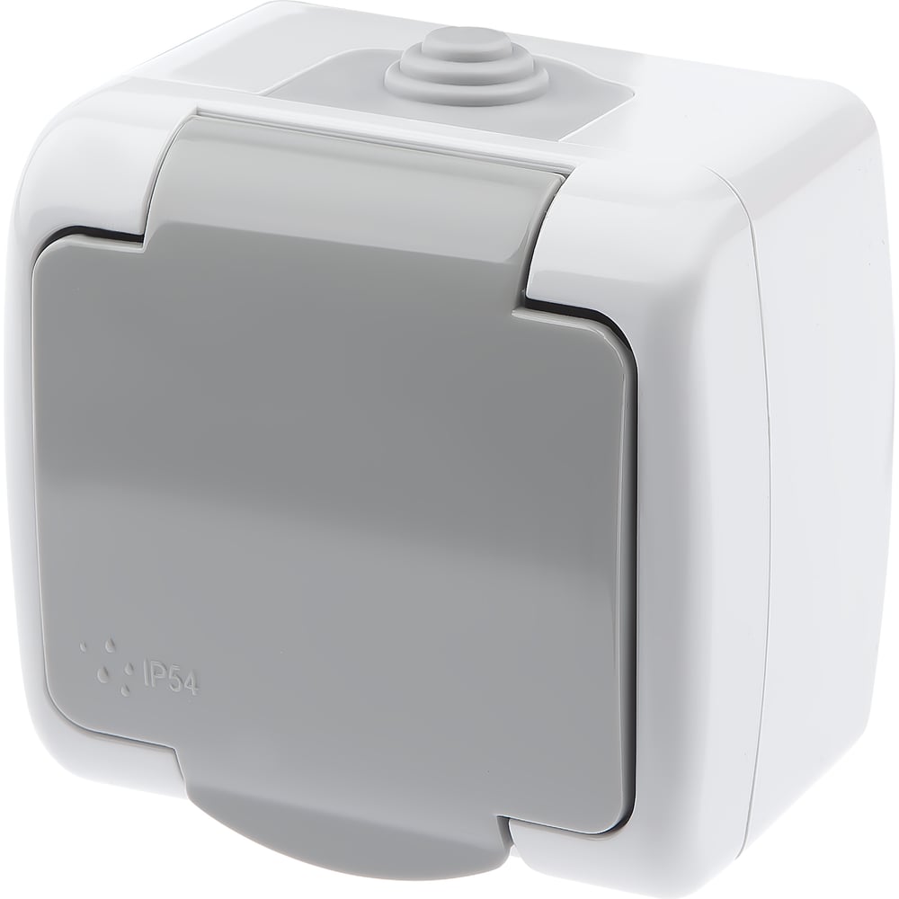 Изображение товара Розетка Intro Atlantic 5-201-03 с заземлением 16А-250В IP54