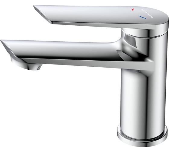 Изображение товара Смеситель одноручный для умывальника монолитный DECOROOM хром DR24011