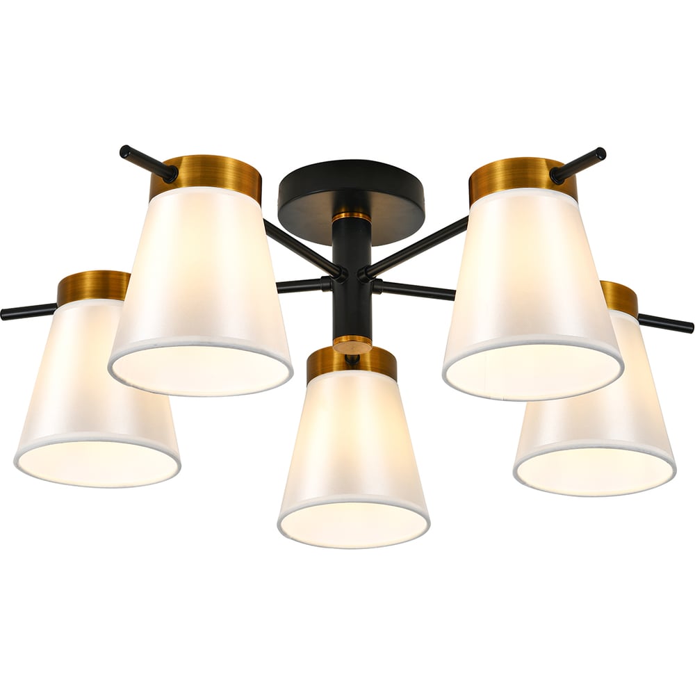 Светильник ESCADA 120005/5R E14*40W Black/Gold ES0000055