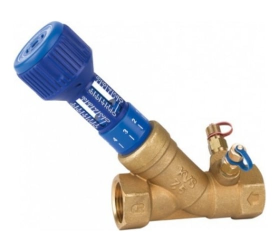 Изображение товара Балансировочный ручной клапан Cimberio 1' В/DN 25, с фиксацией настройки, 2 измерительных CIM 747OT