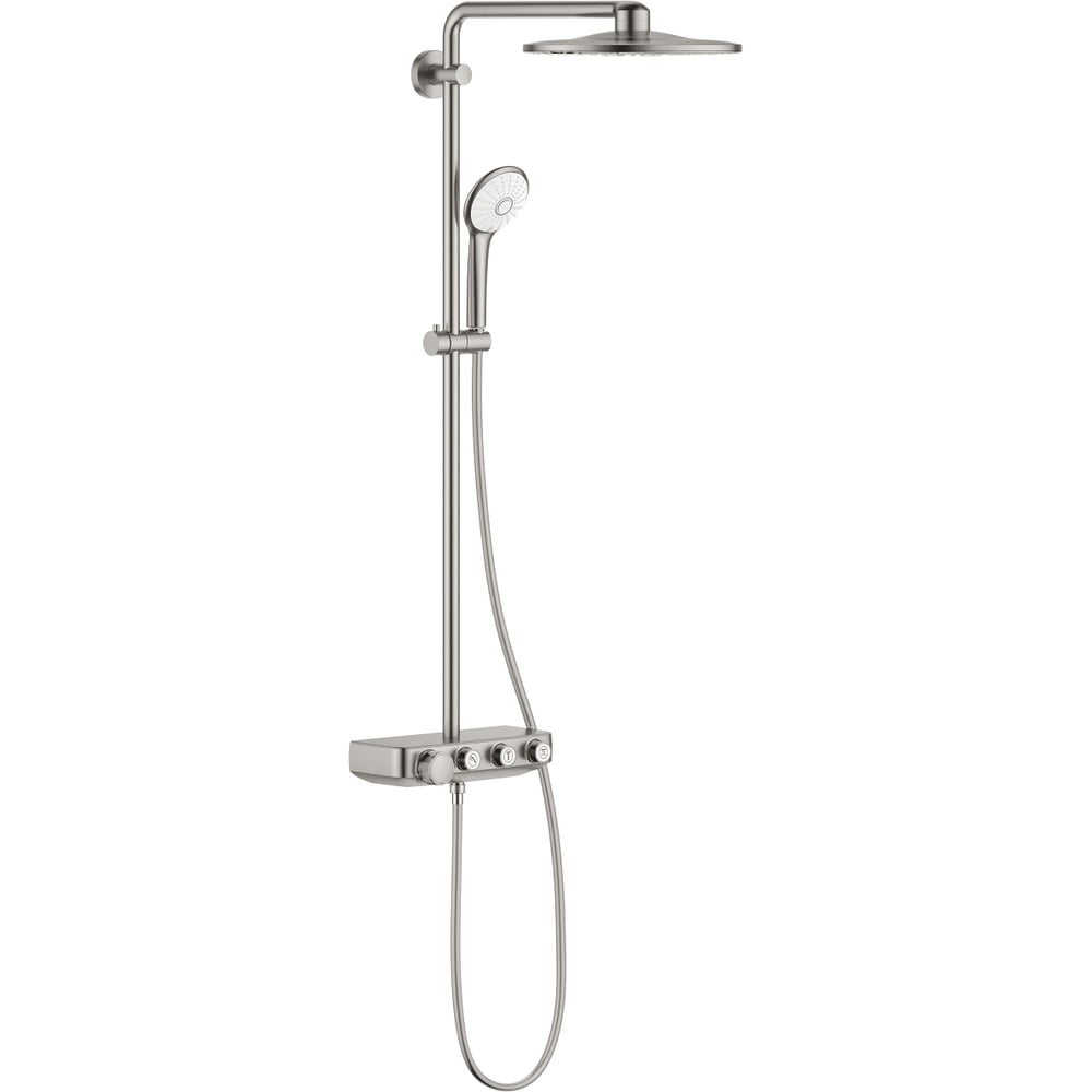 Изображение товара Душевая система Grohe Euphoria SmartControl System 310 с термостатом для душа, суперсталь () 26507DC0 Изображение товара Душевая система Grohe Euphoria SmartControl System 310 с термостатом для душа, суперсталь () 26507DC0