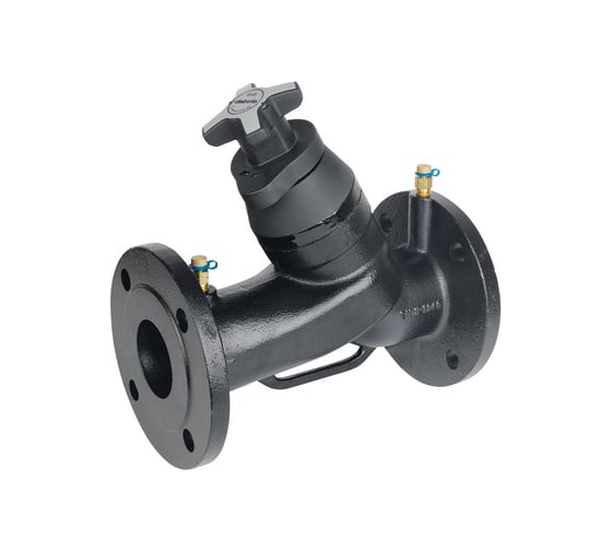 Изображение товара Балансировочный ручной клапан Cimberio d40/DN40 фланцевый, с двумя измерительными CIM 3739B