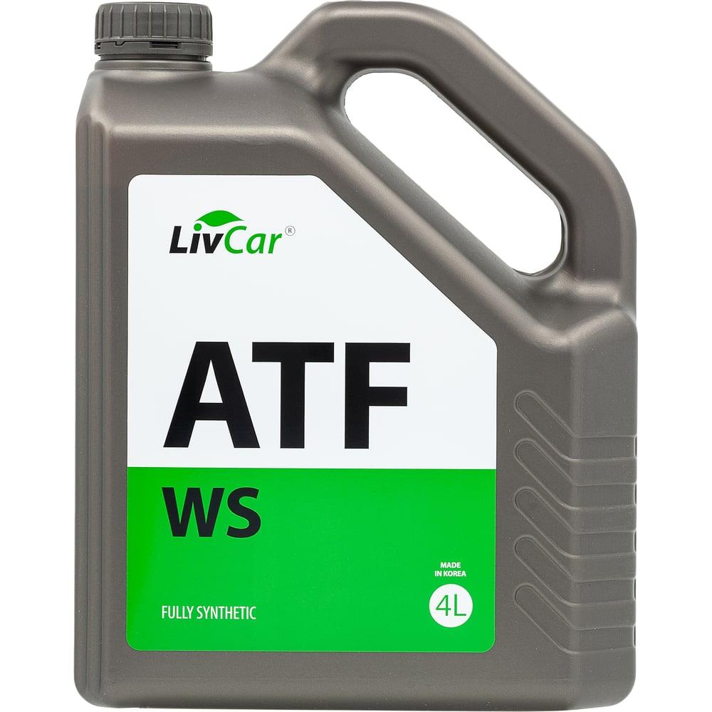 Жидкость трансмиссионная LivCar ATF WS, 4 л, LC0705AWS-004