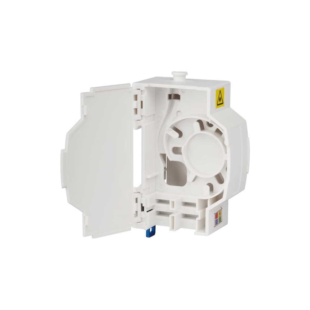Бокс на DIN-рейку LANMASTER на 4 адаптера SC, белый, LAN-DRF-4SC/BX-WH