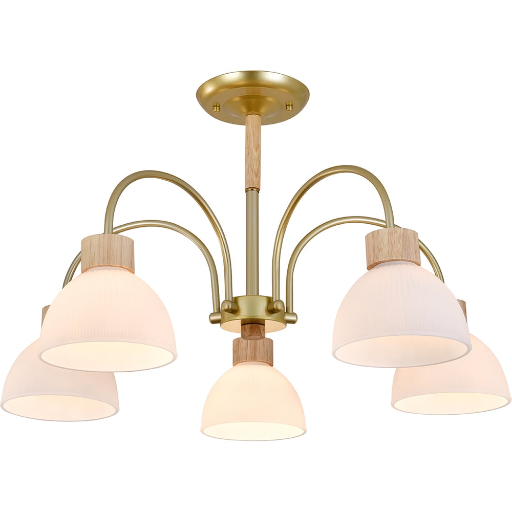 Изображение товара Светильник ESCADA 150005/5R E27*60W Gold/Wood ES0000061 Изображение товара Светильник ESCADA 150005/5R E27*60W Gold/Wood ES0000061