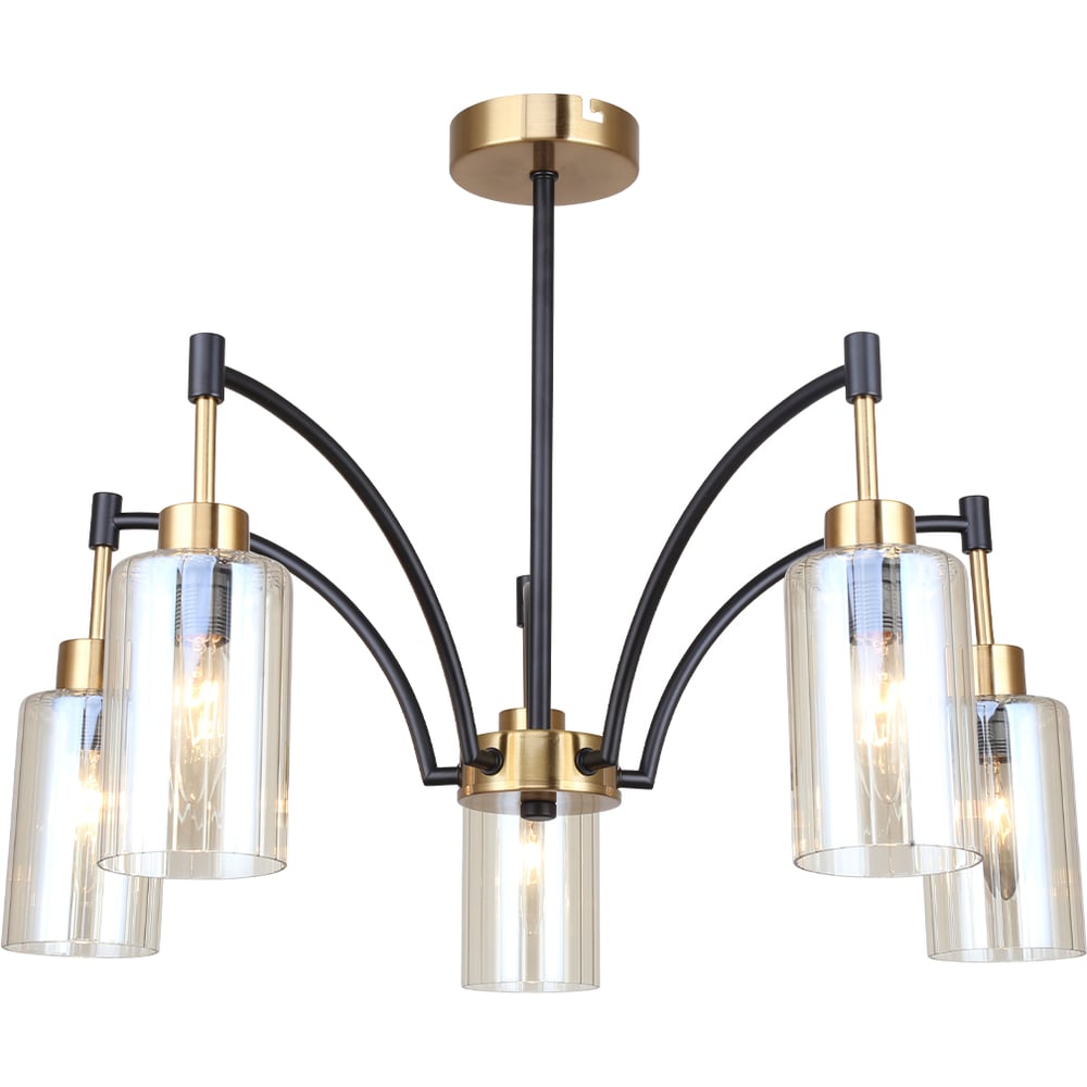 Светильник ESCADA E14*40W Brass/Black 1166/5P