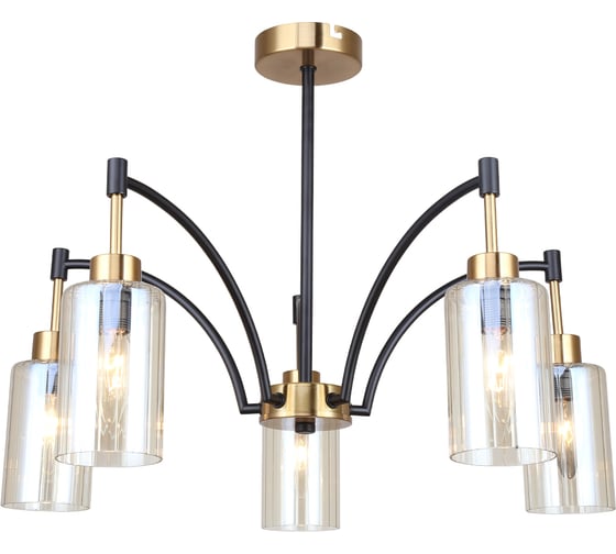 Изображение товара Светильник ESCADA E14*40W Brass/Black 1166/5P