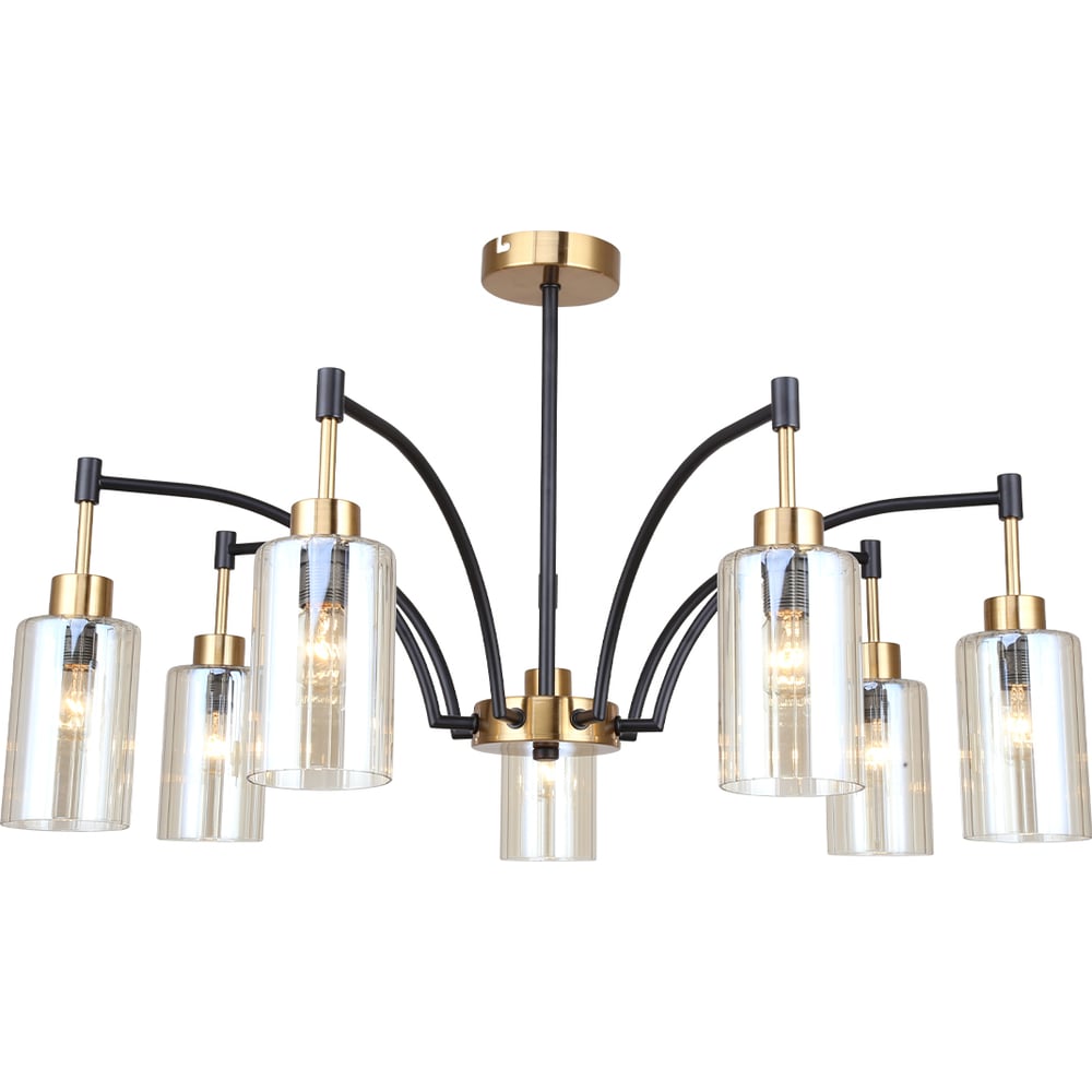 Светильник ESCADA E14*40W Brass/Black 1166/7P