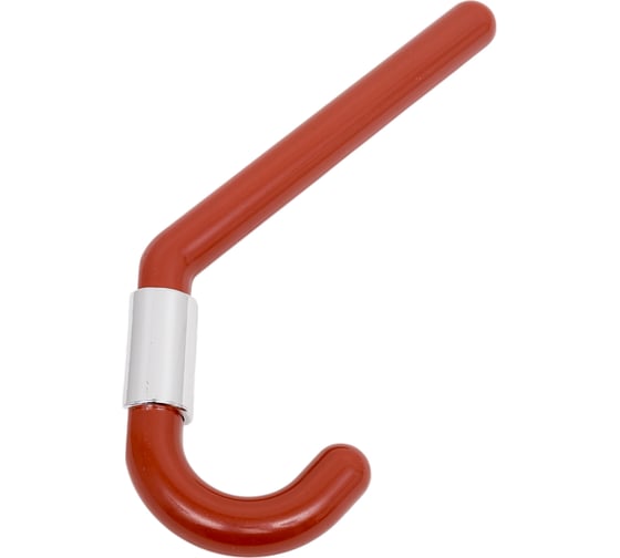 Изображение товара Крючок Левша большой, пластик, черешня/хром У8-6860