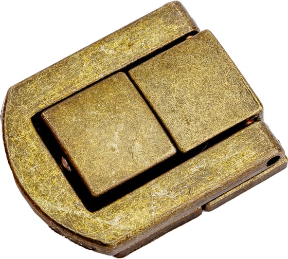 Изображение товара Замок Левша с шариковой защелкой, 25x20 мм, бронза У8-7009.СБ