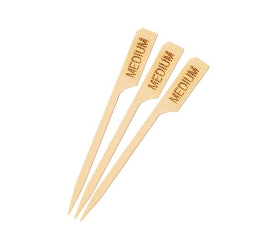 Изображение товара Пика - маркер для стейка PAPSTAR MEDIUM Н90 мм, 250 шт/уп, бамбук 1/6 PS-84872
