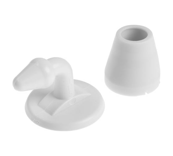 Изображение товара Дверной ограничитель LOCKLAND изогнутый, цвет рисовый 7116084