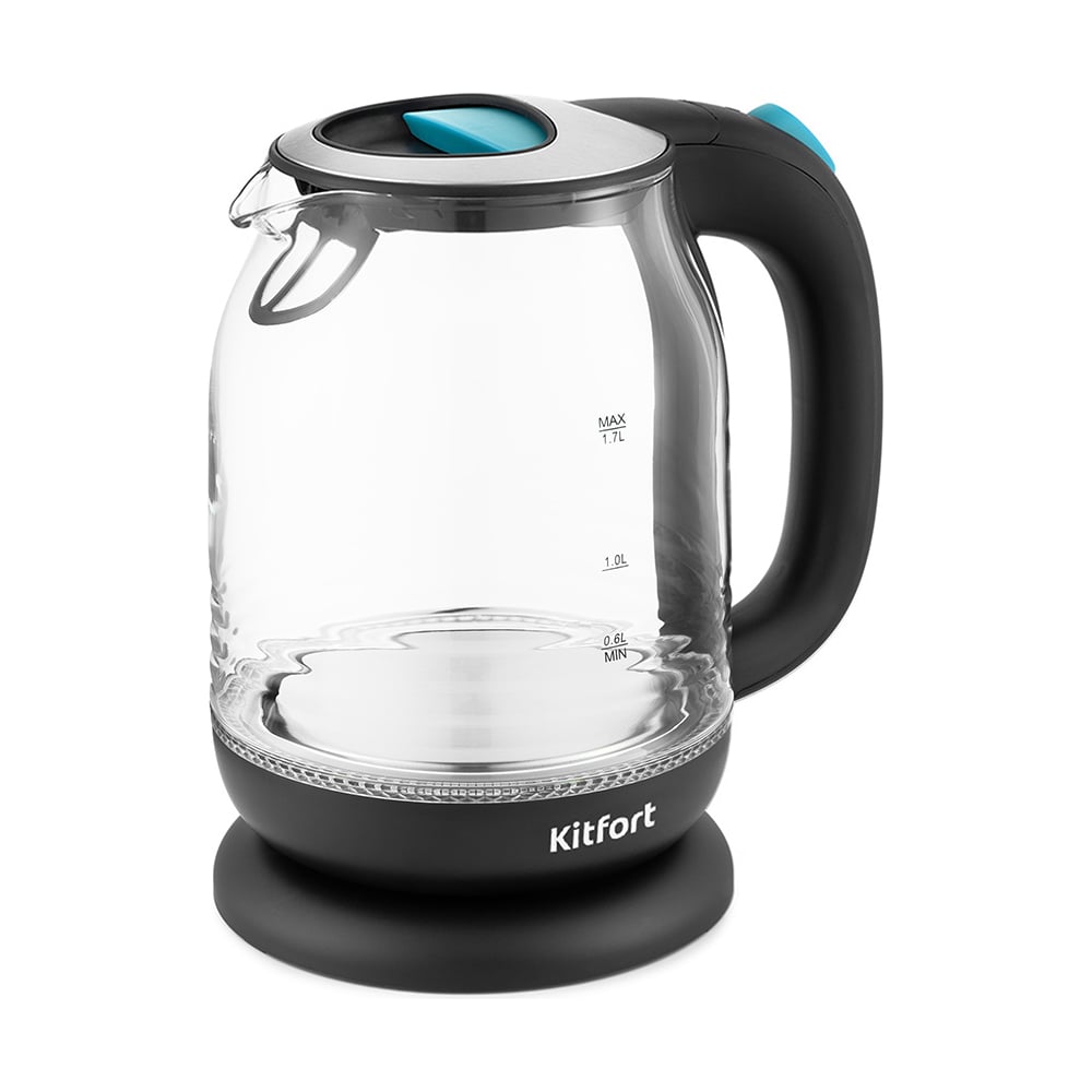 Изображение товара Чайник KITFORT КТ-654-1 голубой мощность 2200 Вт 1.7 л