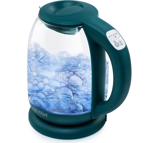 Изображение товара Чайник KITFORT мощность 1850-2200 Вт ёмкость 1.7 л изумрудный КТ-640-4
