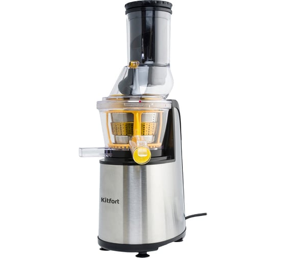 Изображение товара Шнековая соковыжималка KITFORT мощность 150 Вт серая КТ-1102-3