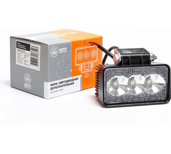 Изображение товара Фара рабочего света Автоэлектрика LED прямоугольная, направленный (дальний) свет 09.2025