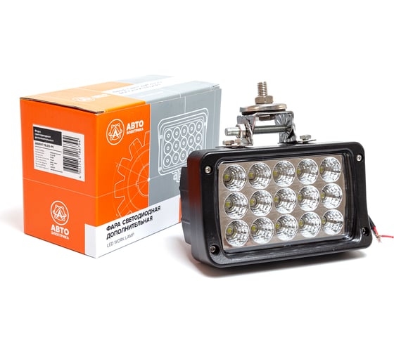 Изображение товара Фара рабочего света Автоэлектрика LED прямоугольная, рассеянный (ближний) свет 09.2060