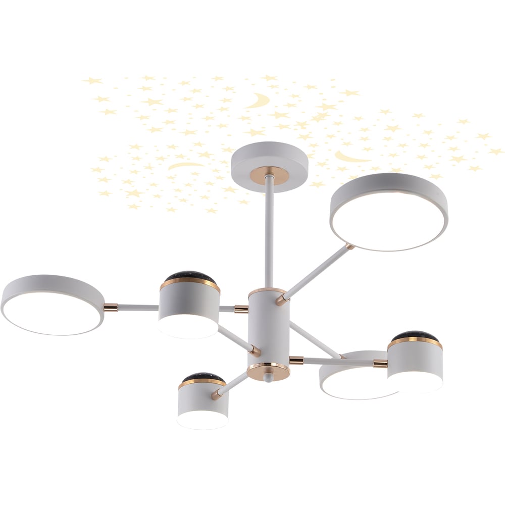 Изображение товара Люстра ESCADA 10255/6 LEDх110 Вт White/Gold 10255/6LED