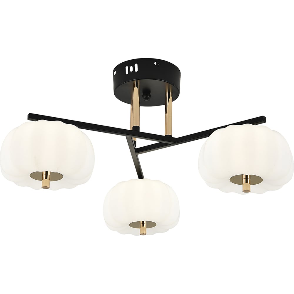 Изображение товара Люстра ESCADA LED 30 Вт Black/Gold Современный стиль с регулируемой яркостью Изображение товара Люстра ESCADA LED 30 Вт Black/Gold Современный стиль с регулируемой яркостью