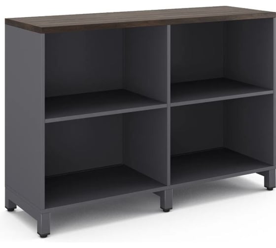 Изображение товара Шкаф открытый Kobor HO/2-120/40/M graphite/charlston 220798