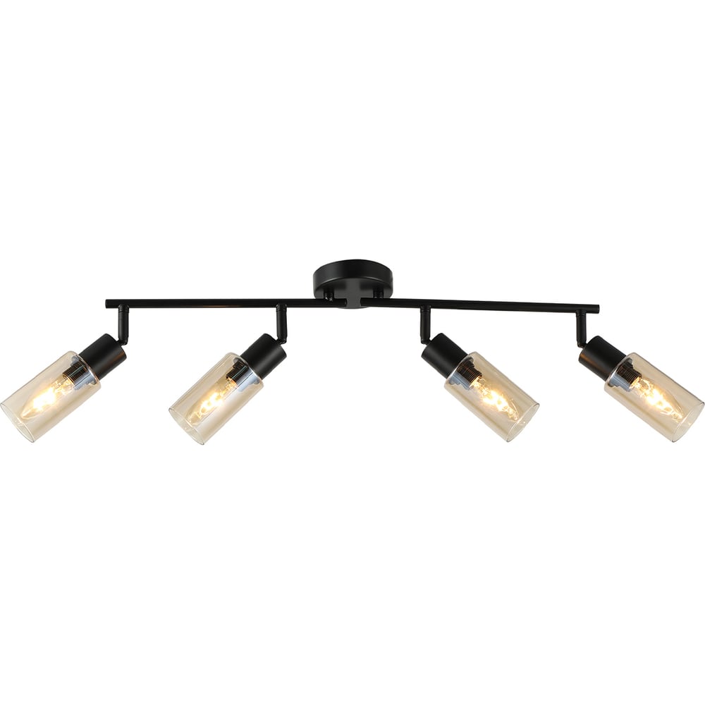 Светильник ESCADA 10172/4 E14х40 Вт Black/Amber 10172/4 Amber