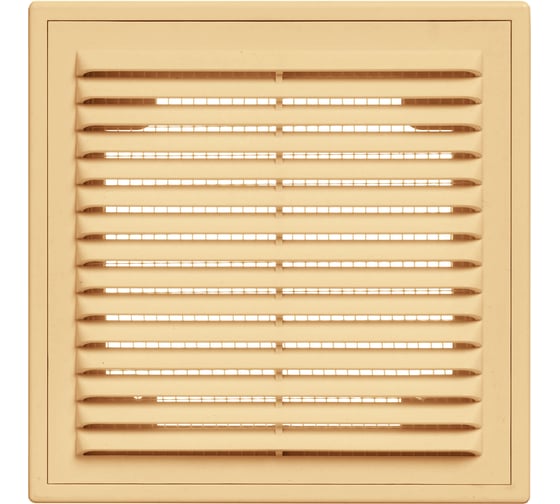Изображение товара Решетка вентиляционная вытяжная с рамкой (150x200 мм; бежевая) ВИЕНТО 1520ВРбеж