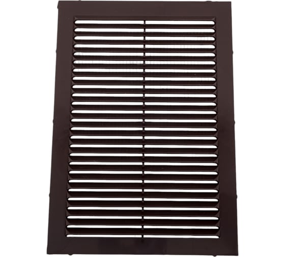 Изображение товара Решетка вентиляционная вытяжная без рамки (170x240 мм; коричневая) ВИЕНТО 1724Вкор