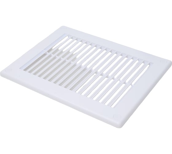 Изображение товара Решетка вентиляционная вытяжная без рамки (150x200 мм; белая) ВИЕНТО 1520TRU