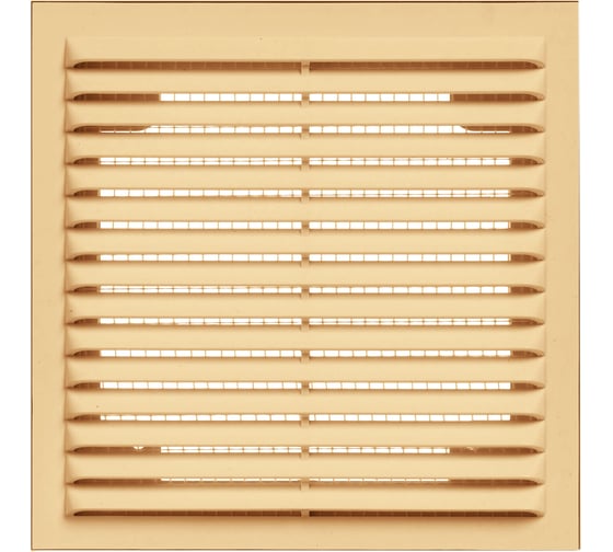 Изображение товара Решетка вентиляционная вытяжная без рамки (130x130 мм; бежевая) ВИЕНТО 1313Вбеж