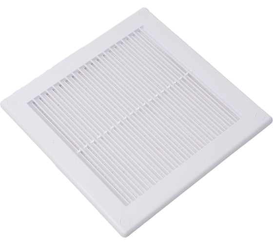 Изображение товара Решетка вентиляционная вытяжная без рамки (200x200 мм; белая) ВИЕНТО 2020TRU