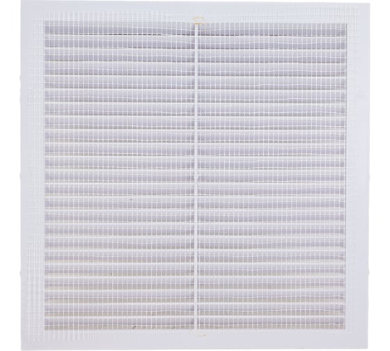 Изображение товара Решетка вентиляционная вытяжная без рамки (230x230 мм; белая) ВИЕНТО 2323В